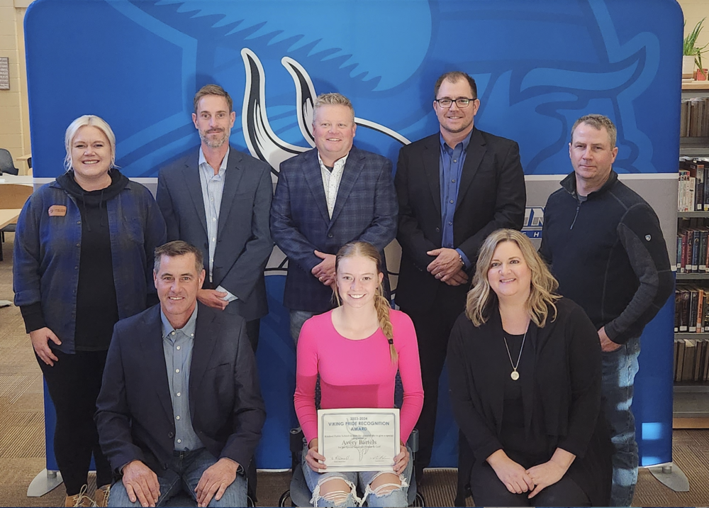 Avery Bartels Recognized Kindred Public School District 2