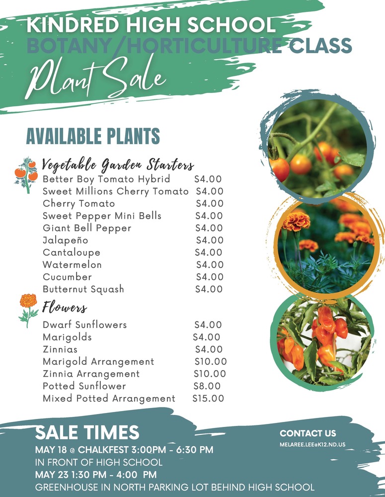 KHS Botany/Horticulture Class Plant Sale