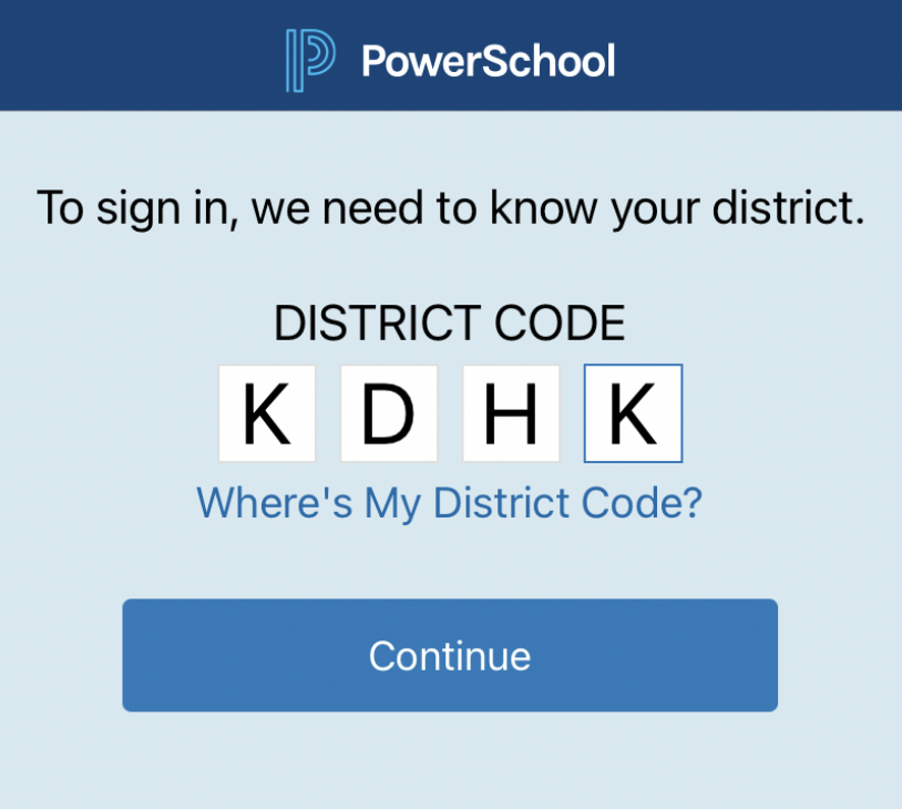 PowerSchool App Code
