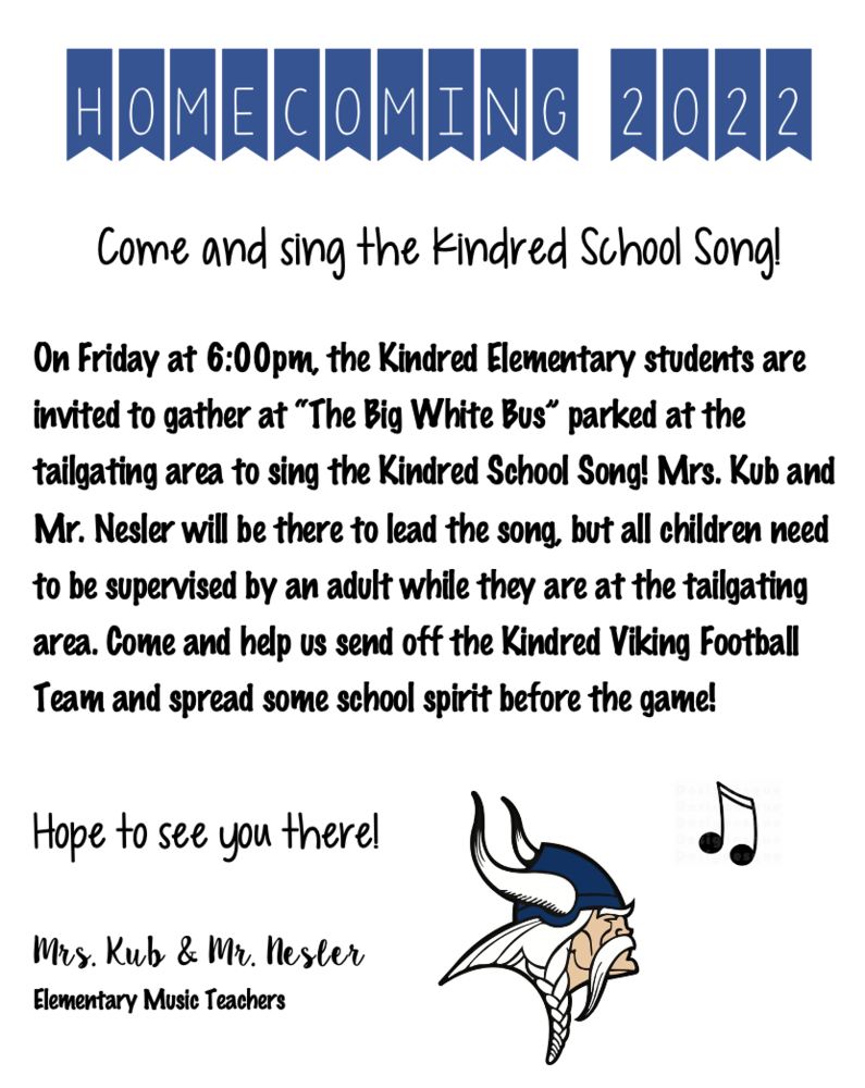 School Song Tailgating Letter