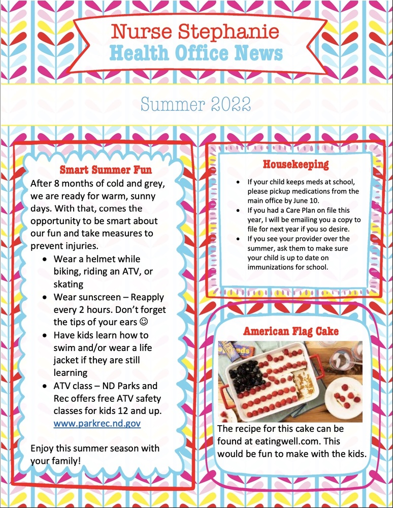 nurse summer newsletter